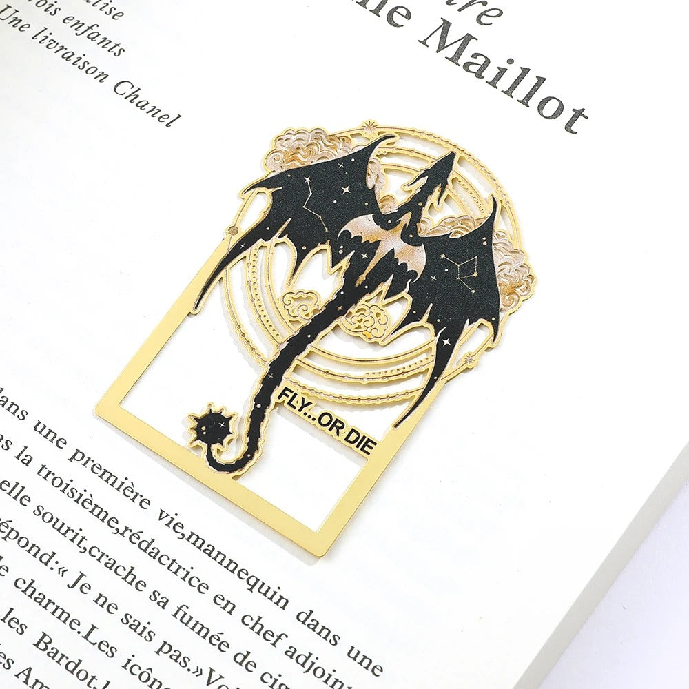Metal Bookmark Pin Fourth Wing