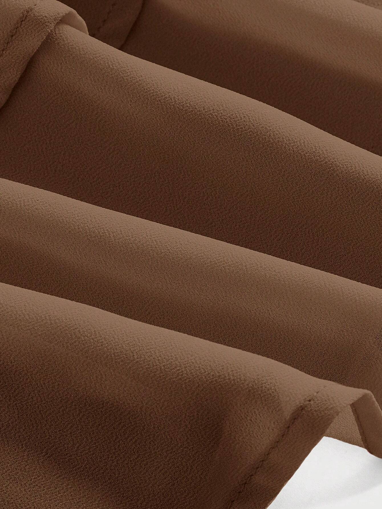 MOD Dubbele Ruche Rok met Kreukzoom | Minirrok Dames | A-symmetrische rok met gekreukte tailleband