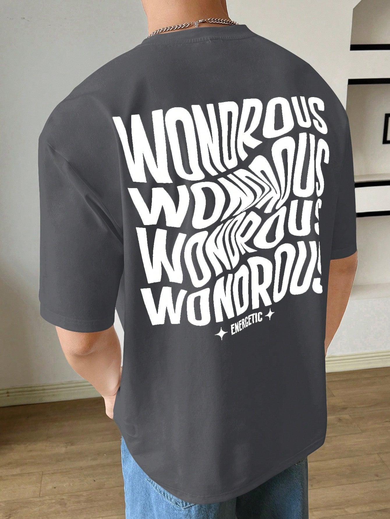 RebelGame Letterprint Shirt Heren | T-shirt | Casual zomershirt met grafische print