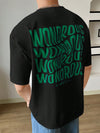 RebelGame Letterprint Shirt Heren | T-shirt | Casual zomershirt met grafische print
