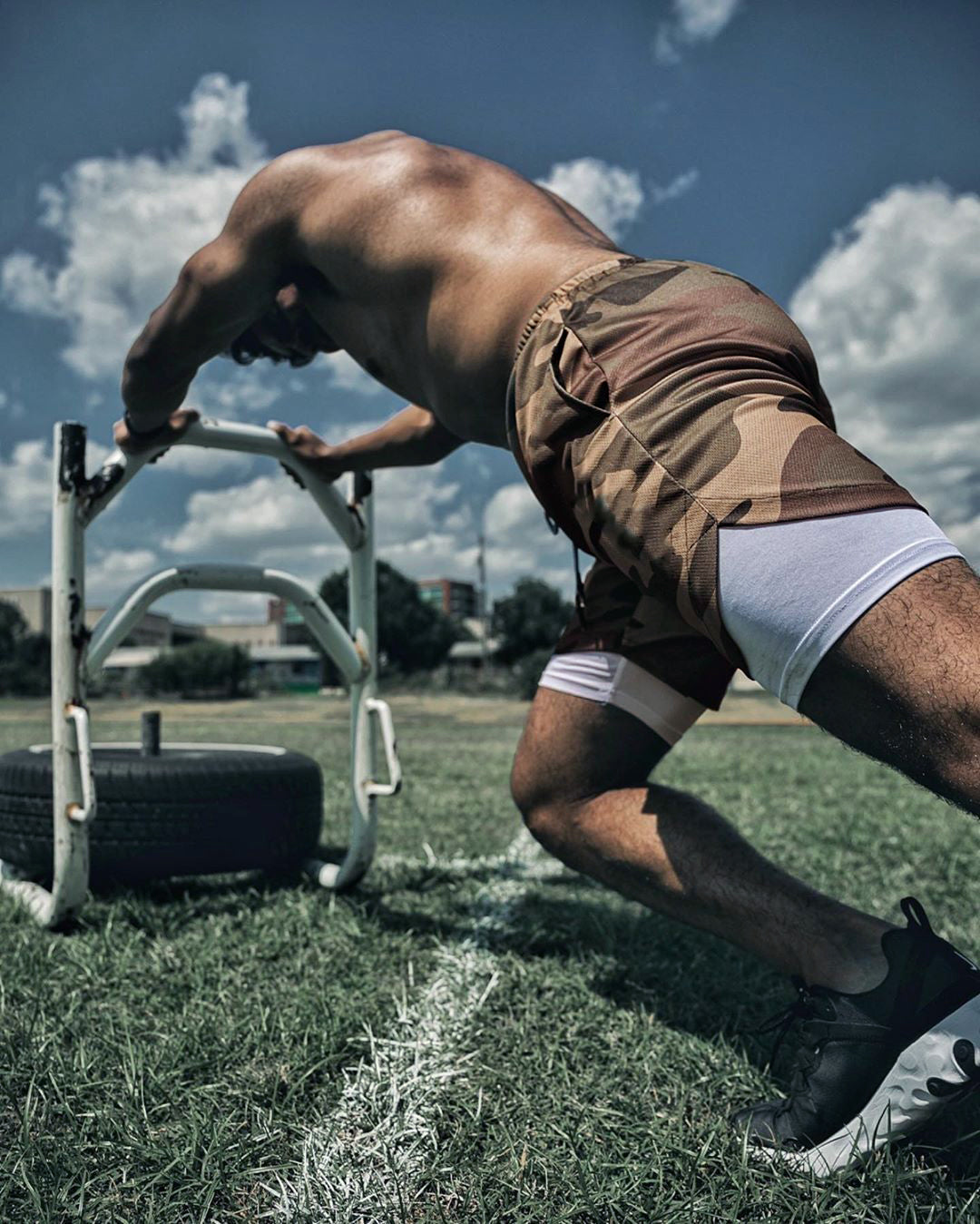 SportFit - 2 in 1 Mesh Korte Broek met Voering