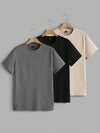 Modomio Casual Zomer T-shirt | T-shirt | Ronde hals shirt voor heren