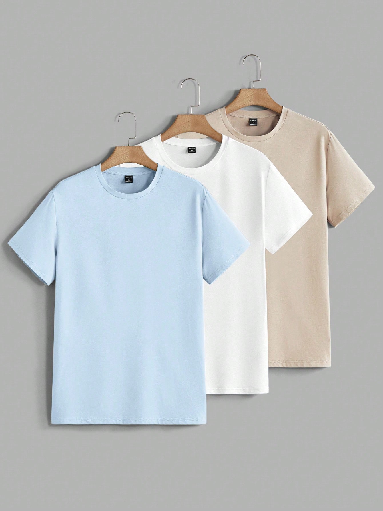 Modomio Casual Zomer T-shirt | T-shirt | Ronde hals shirt voor heren
