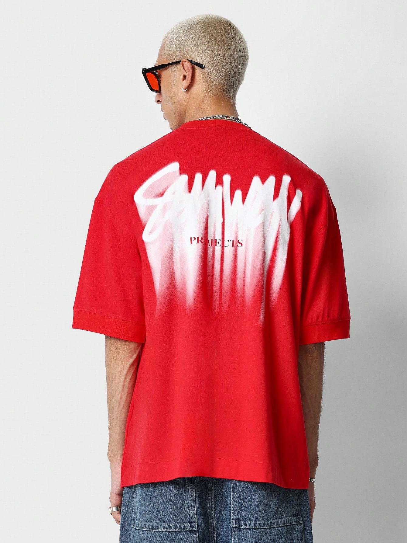SUMWON Oversized Graffiti T-shirt | T-shirt | Casual herenshirt met kunstzinnige print