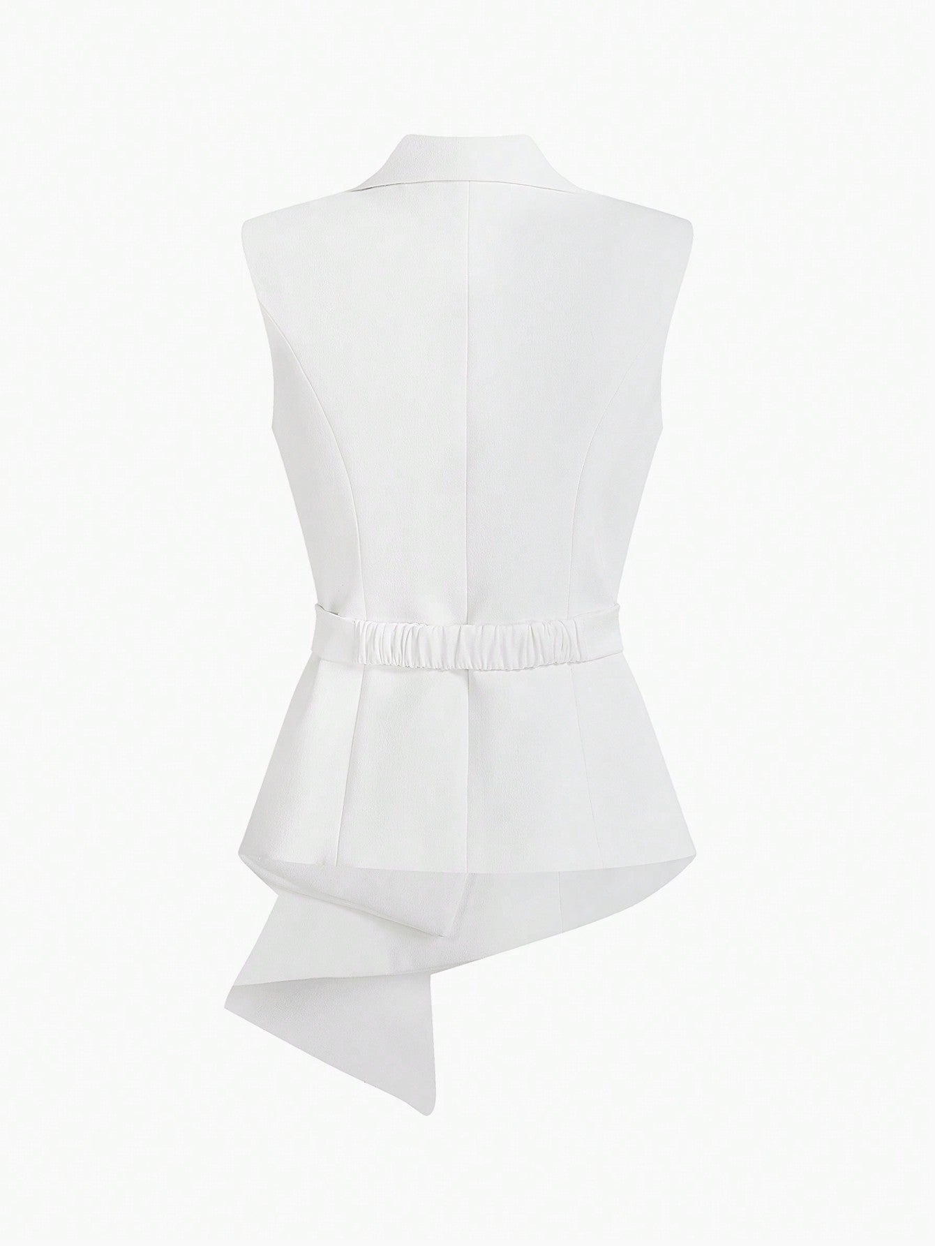 Asymmetrische Blazer met Riem | Damespakken | Stijlvolle Tweedelige Pak voor Zakelijke Gelegenheden