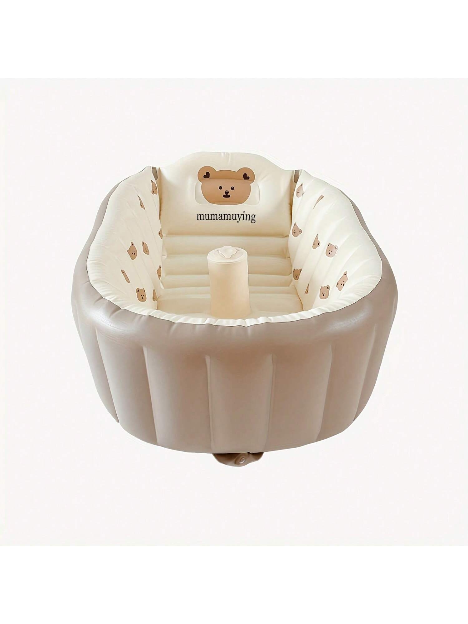 Opblaasbaar Babybad voor Kinderen | Khaki Badkuip van PVC