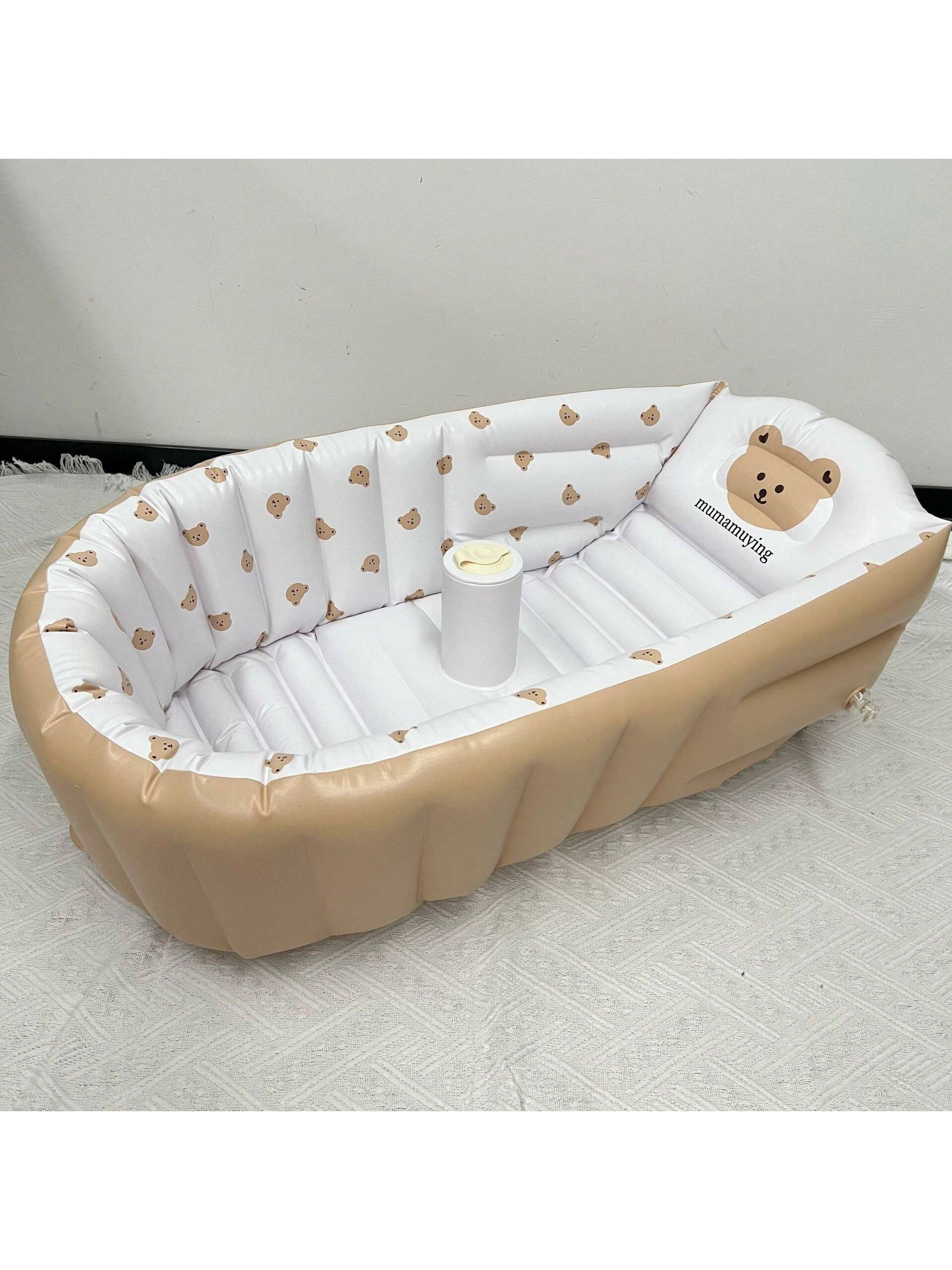 Opblaasbaar Babybad voor Kinderen | Khaki Badkuip van PVC
