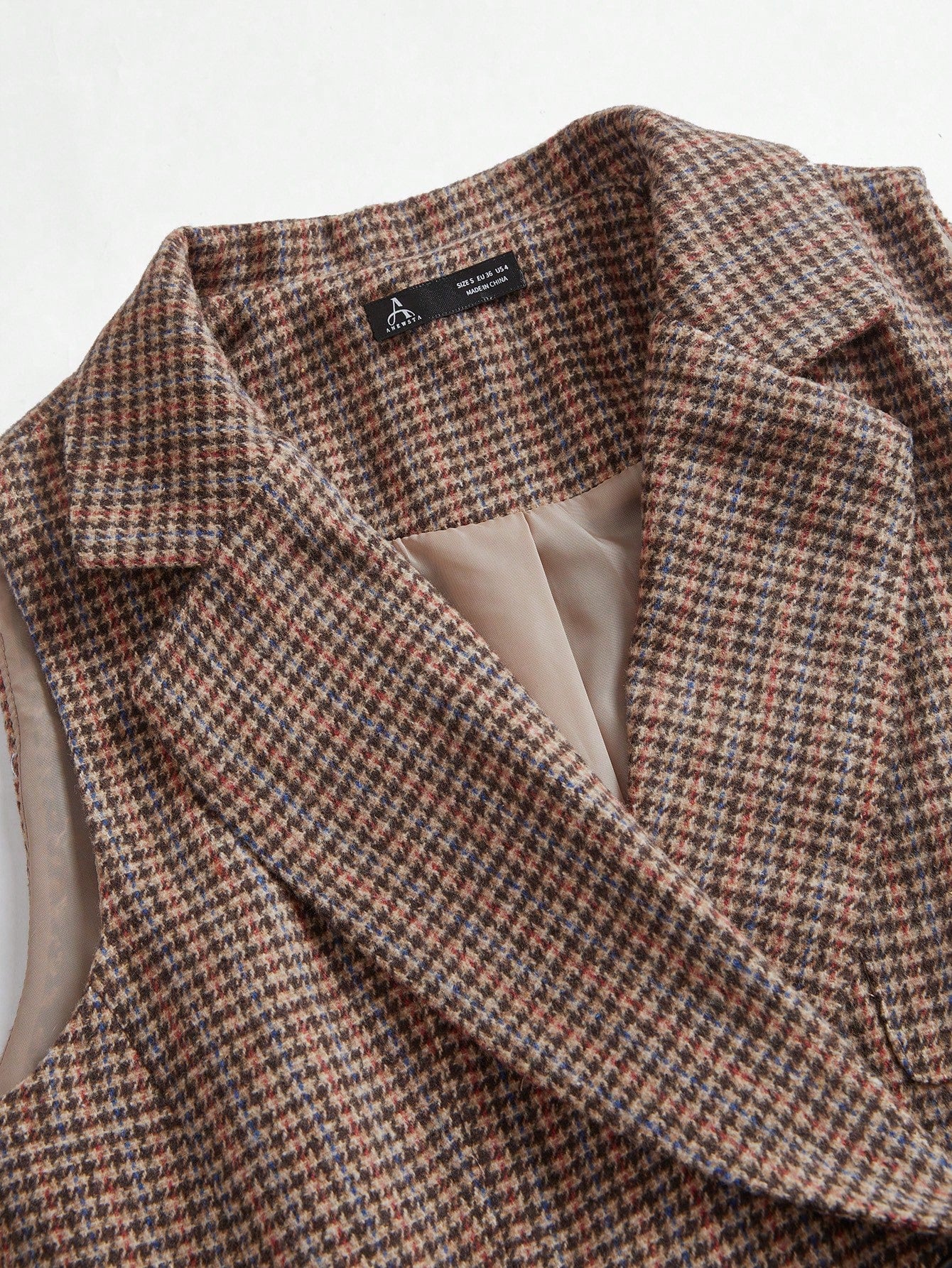 Geruite Broekpak met Riem | Damespakken | Trendy Kantoor- en Casual Outfit