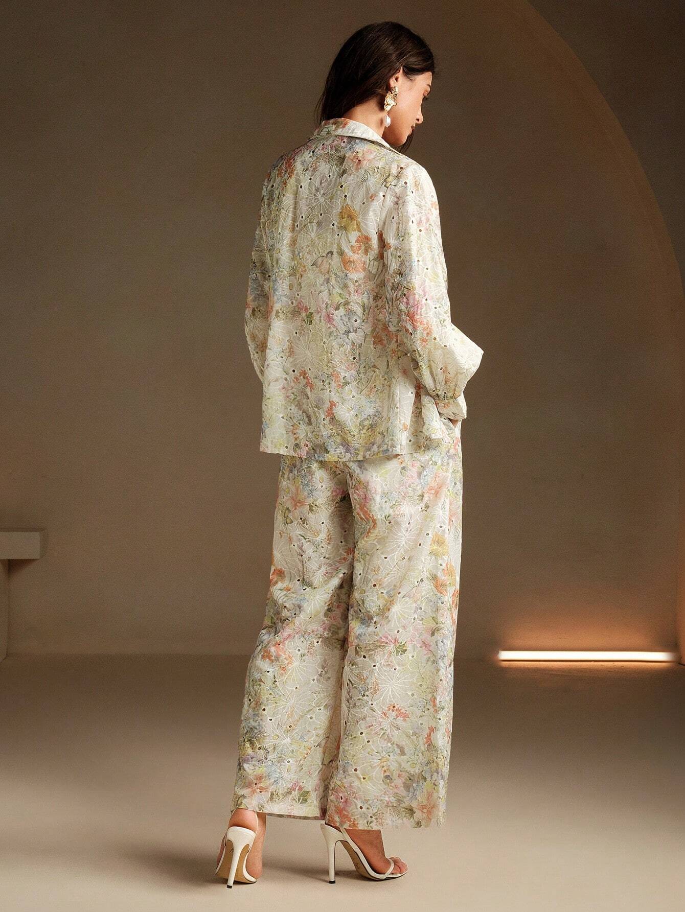 Bloemenpatroon dames Outfit | DamesOutfit | Stijlvolle Bovenkleding voor Speciale Gelegenheden