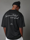 SUMWON Regular Fit T-shirt Voor/Achter Print | T-shirt | Korte mouwen met dubbele grafische opdruk