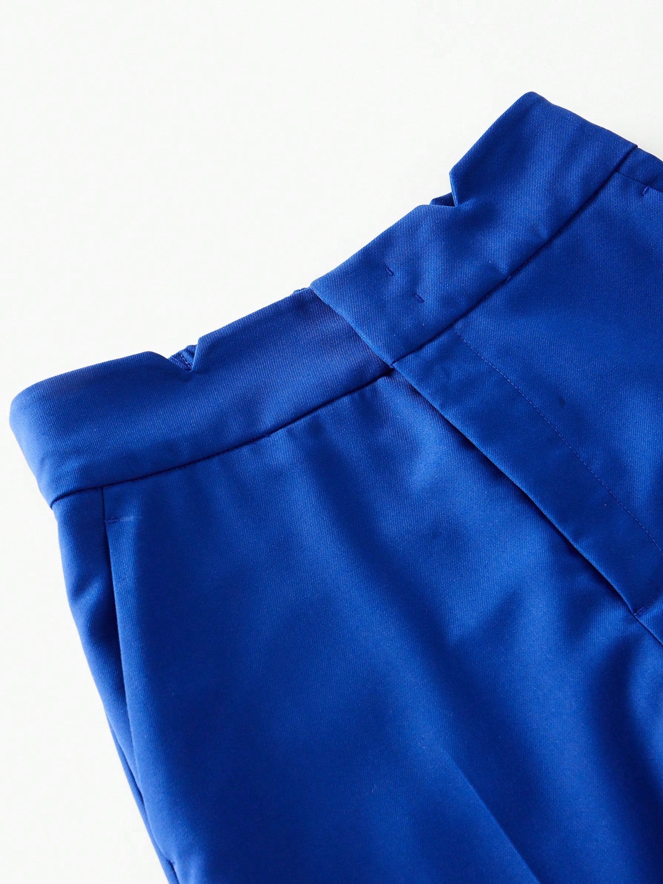 Koninklijk Blauwe Tweedelige Set | Damespakken | Opvallende en Elegante Kantooroutfit
