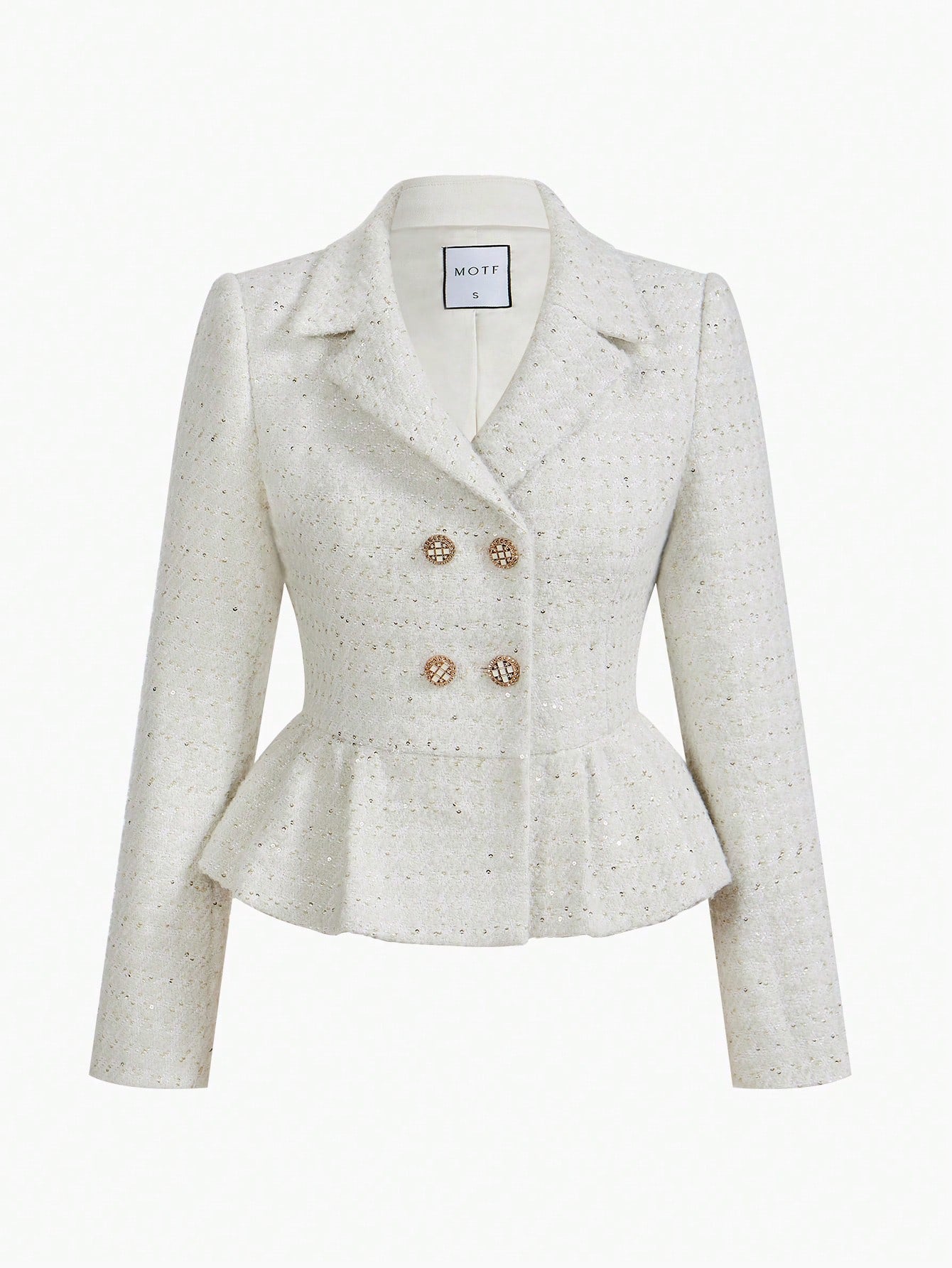 Elegante Tweedelige Set met Parel Details | Damespakken | Luxueuze en Stijlvolle Outfit voor Speciale Gelegenheden