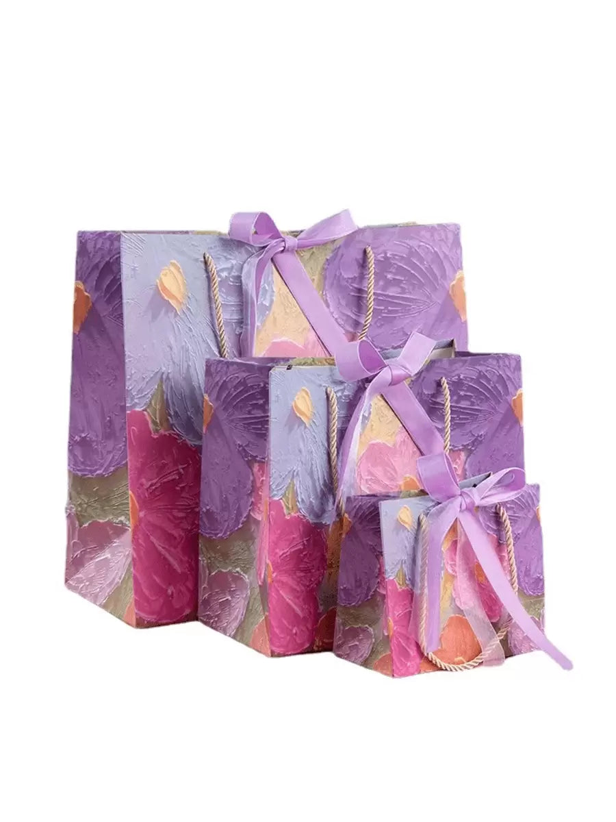 Grote Papieren Geschenkzak met Lint | Geschenkzakken | Stijlvolle Cadeauzak voor Bruiloften en Feesten