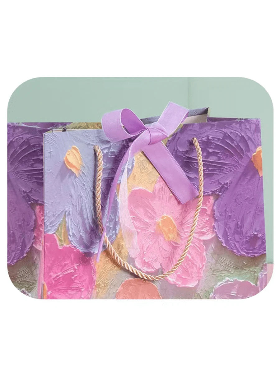 Grote Papieren Geschenkzak met Lint | Geschenkzakken | Stijlvolle Cadeauzak voor Bruiloften en Feesten