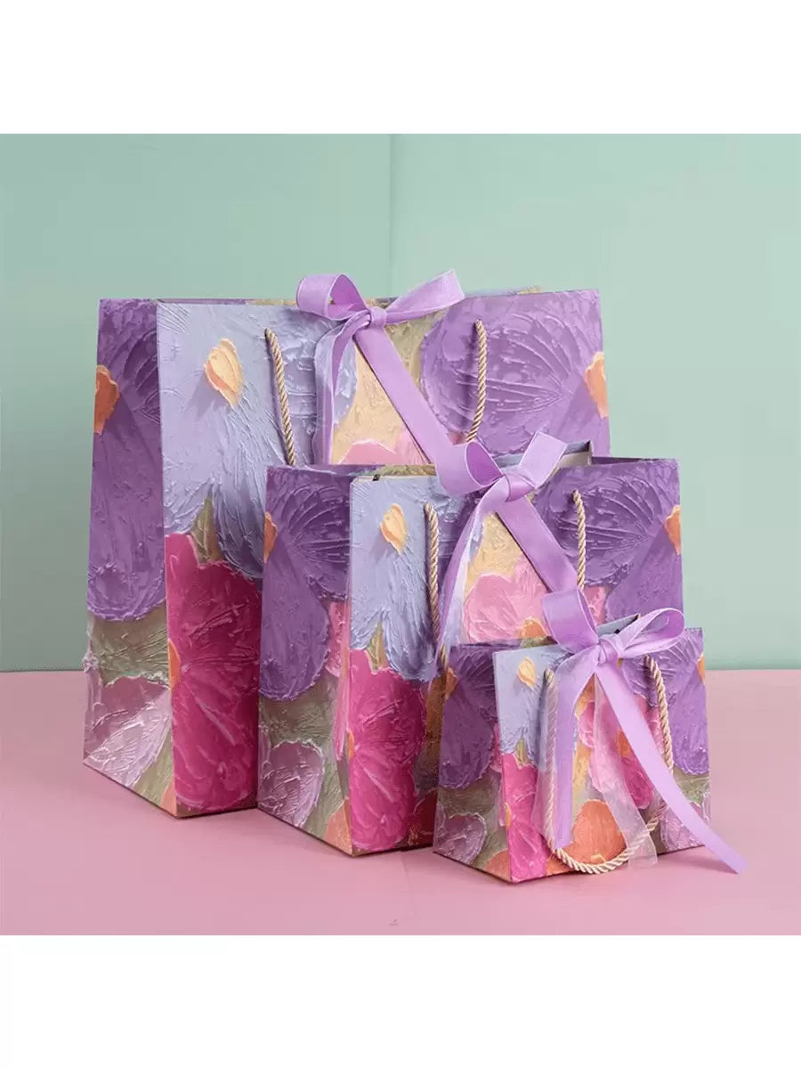 Grote Papieren Geschenkzak met Lint | Geschenkzakken | Stijlvolle Cadeauzak voor Bruiloften en Feesten
