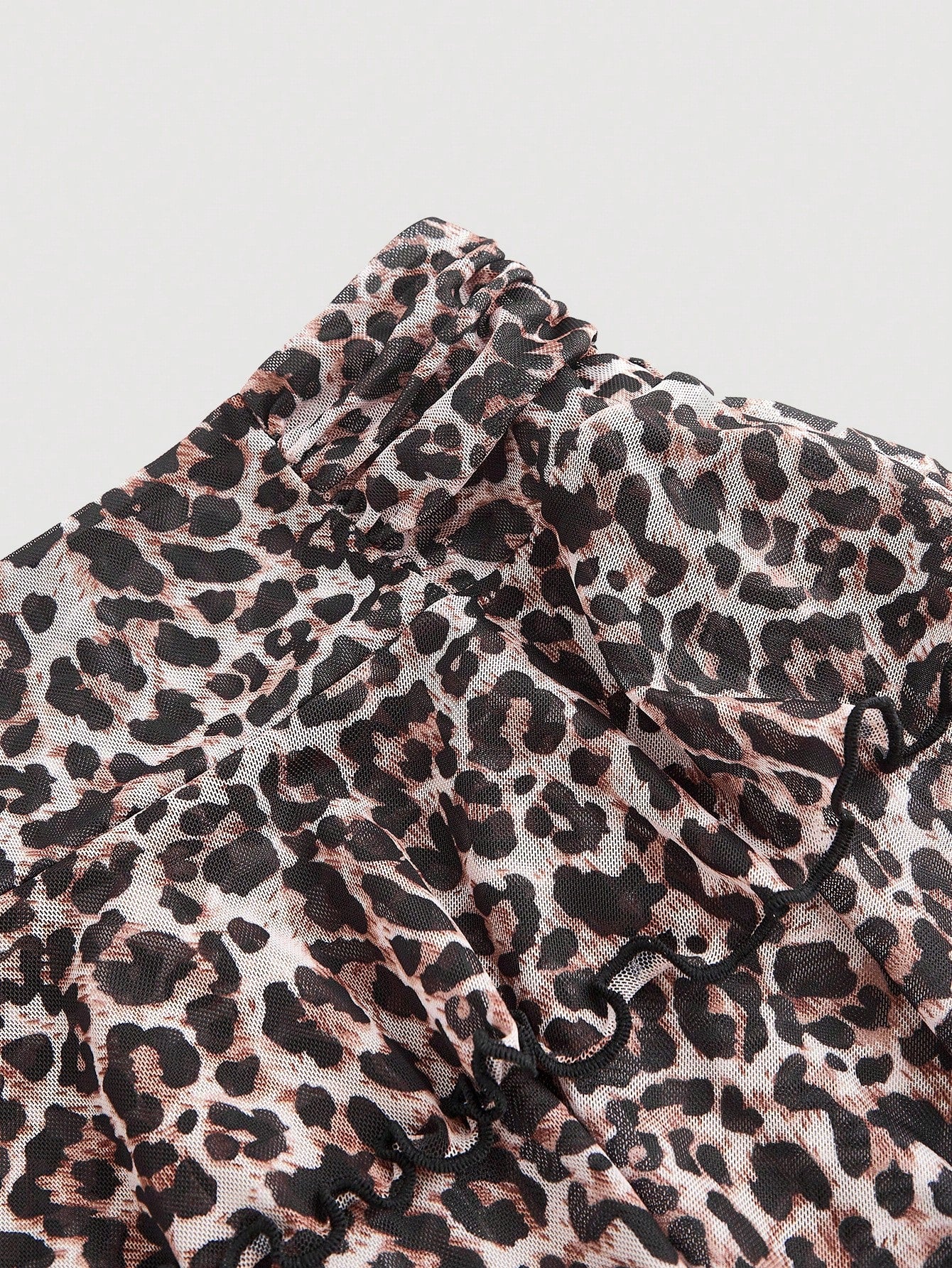 MOD Multi-layer Ruche Luipaard Rok | Zomerrok Dames | Tropische ruche rok met luipaardprint
