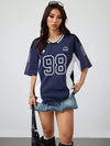 Motorfiets Stijl Sport T-shirt | Dames Sportkleding | Casual Sport T-shirt met Ritssluiting