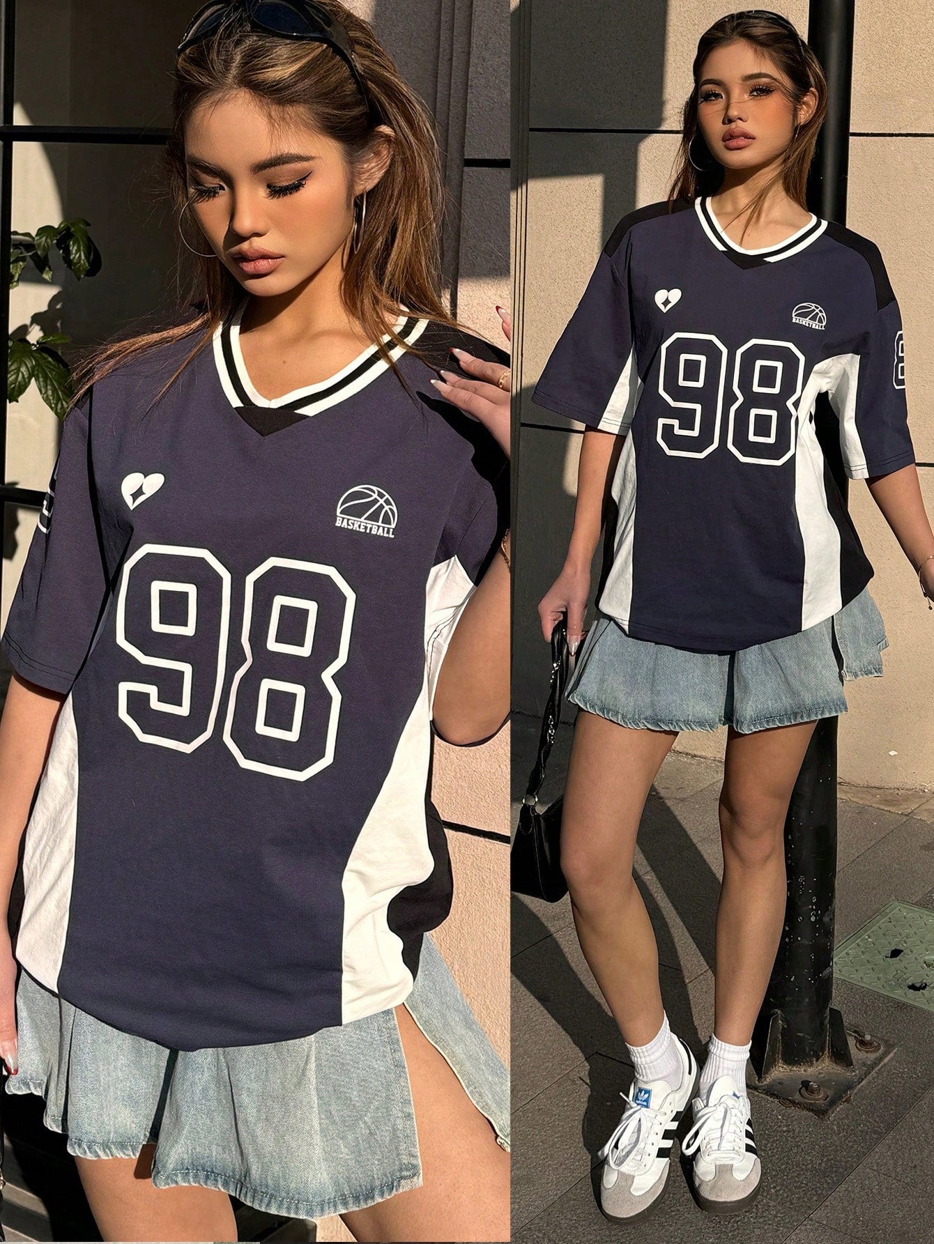 Motorfiets Stijl Sport T-shirt | Dames Sportkleding | Casual Sport T-shirt met Ritssluiting