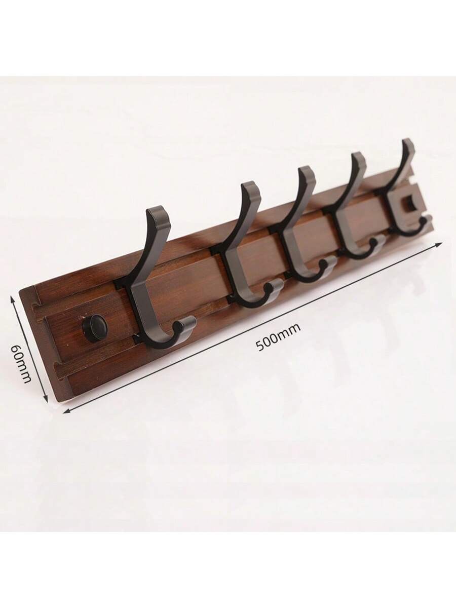 Nordic bamboe kapstok met haken | Kapstok | Minimalistische wandkapstok voor slaapkamer of hal