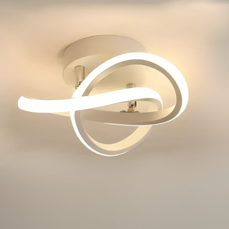 Moderne LED Plafondlamp - 2 Ringen Creatief Ontwerp