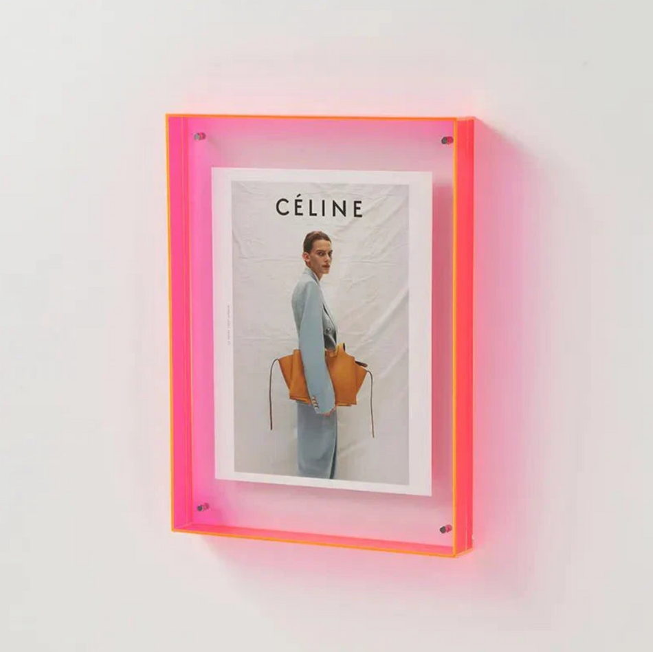 ListingFrame | Decoratief Fotolijstje van Levendig Gekleurd Transparant Acryl