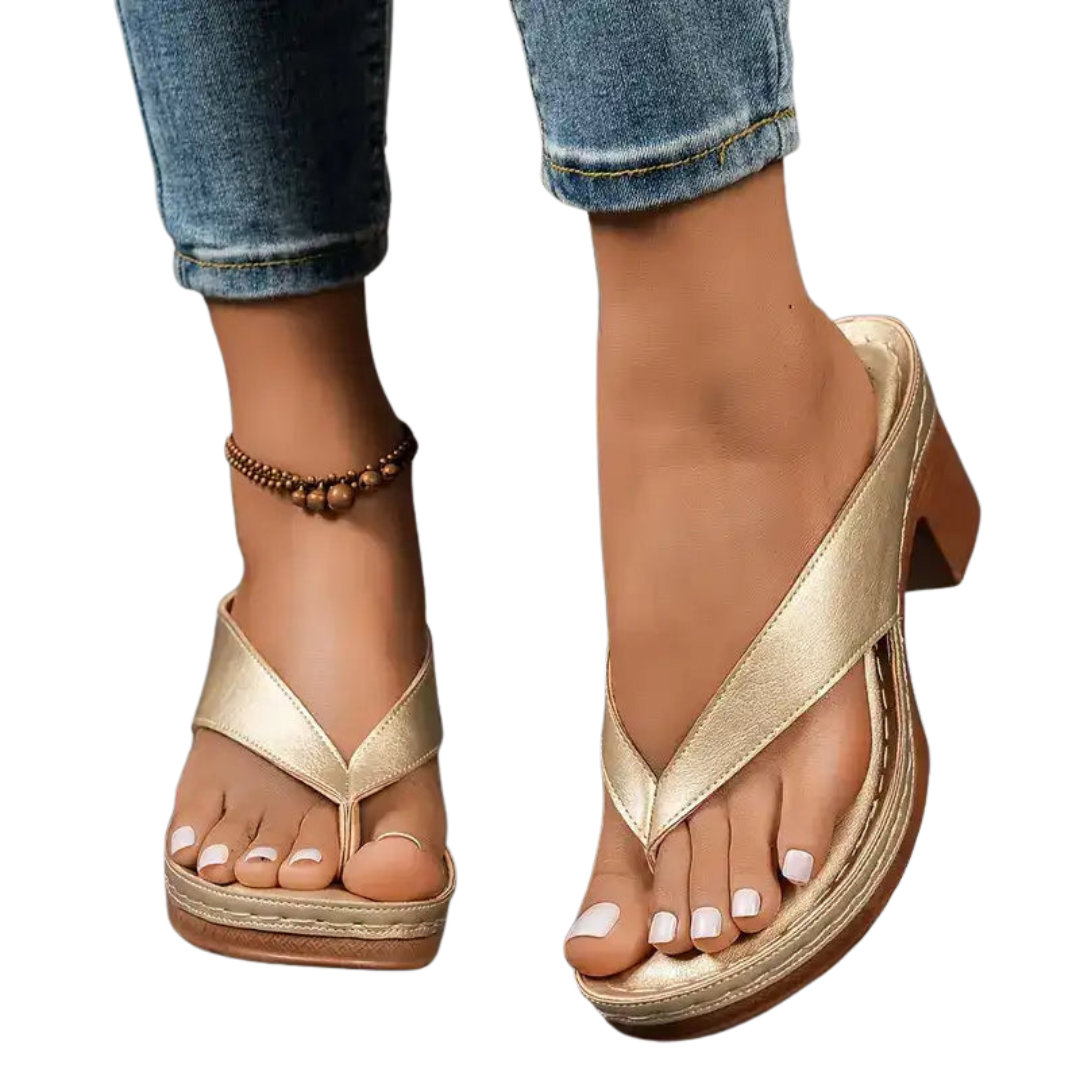 Sophia - Comfortabele en stijlvolle orthopedische sandalen met hoge hak