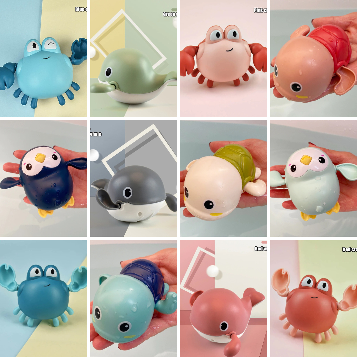 Bath Buddies |  Eindeloos plezier in bad! - Zwemmende zeedieren