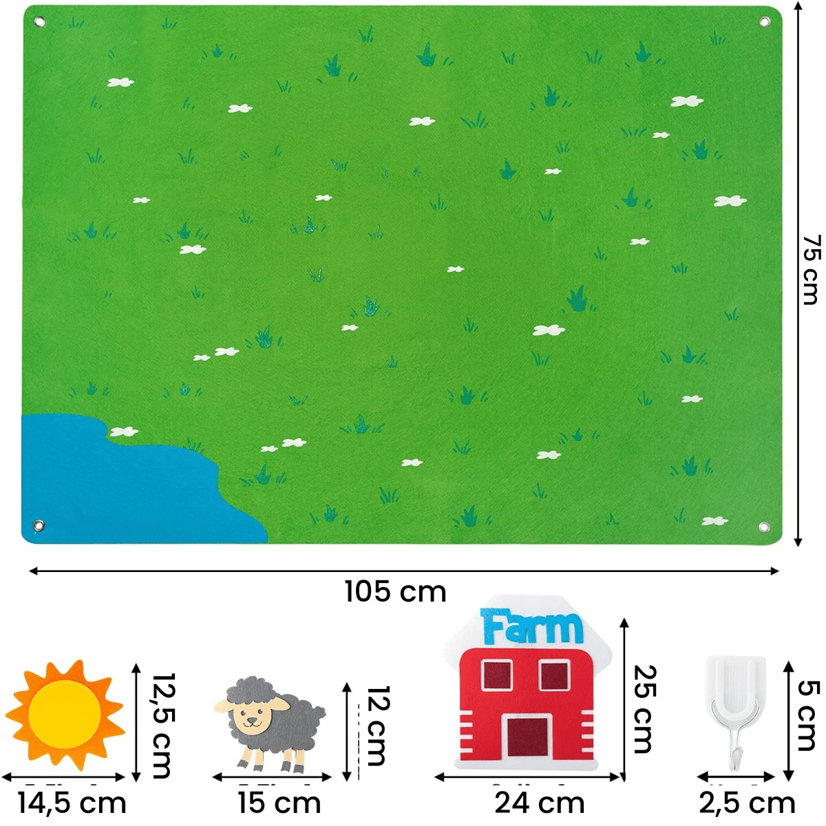 FeltBoard |  Eindeloos ontdek- en speelplezier! - Viltbord