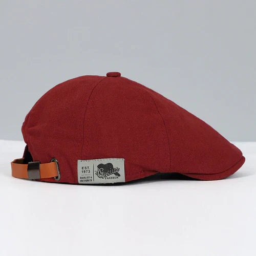 Verstelbare Elegante Baret voor Mannen – Wolmix, Tijdloos Design, Meerdere Kleuren