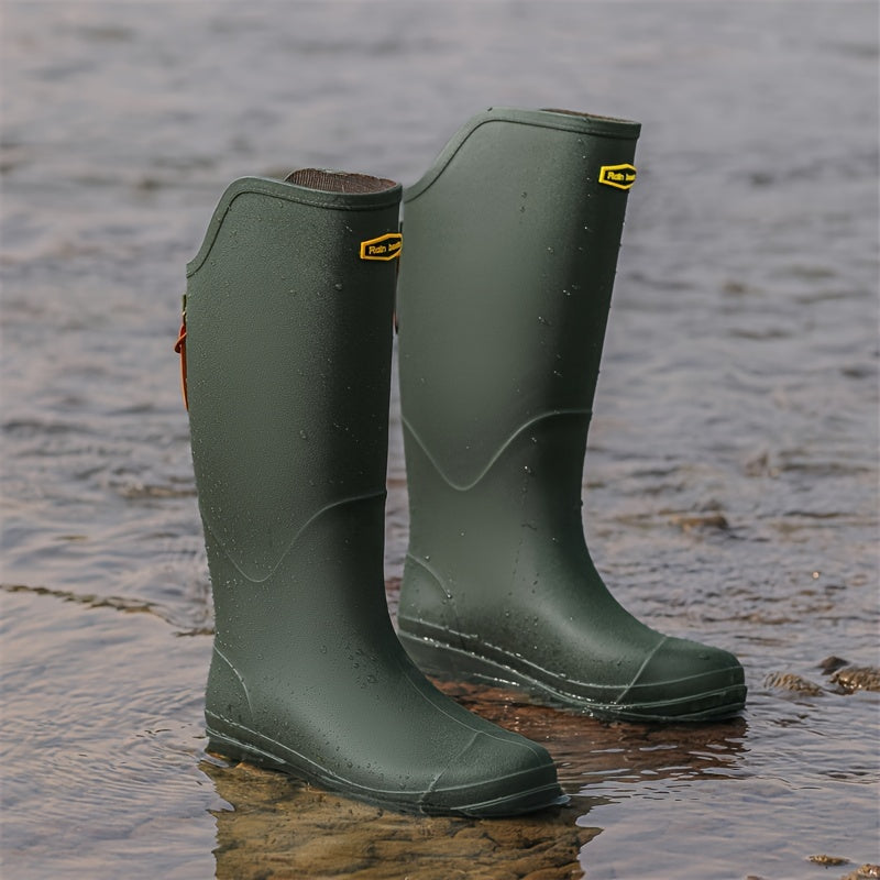 Hoge Regenlaarzen - Waterdicht, Stijlvol, Non-slip, Geschikt voor Outdoor Gebruiken