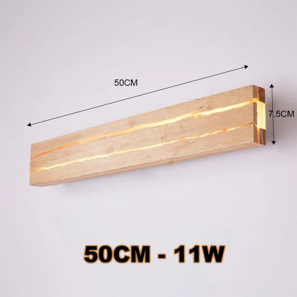 Moderne Wandlamp In de Vorm Van Een Scheur | Unieke Scheurvorm Wandlamp Houtpatroon | Warm Lichteffect | Eigentijds Design | Natuurlijk Accent Wandarmatuur | Geschikt voor Woonkamer, Slaapkamer, Gang