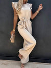 Peach™ | Elegante Jumpsuit met Ruches - Visconte