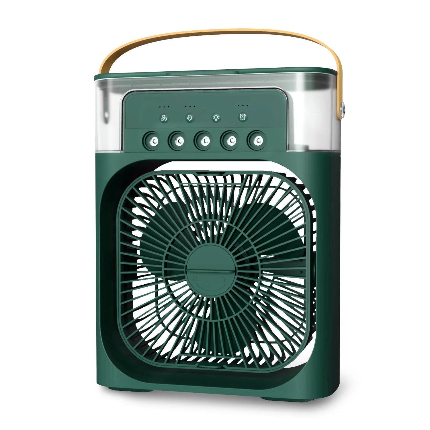 3-in-1 Air Cooler, Luchtbevochtiger & Luchtreiniger – Draagbare Airco voor Binnengebruik met LED Licht