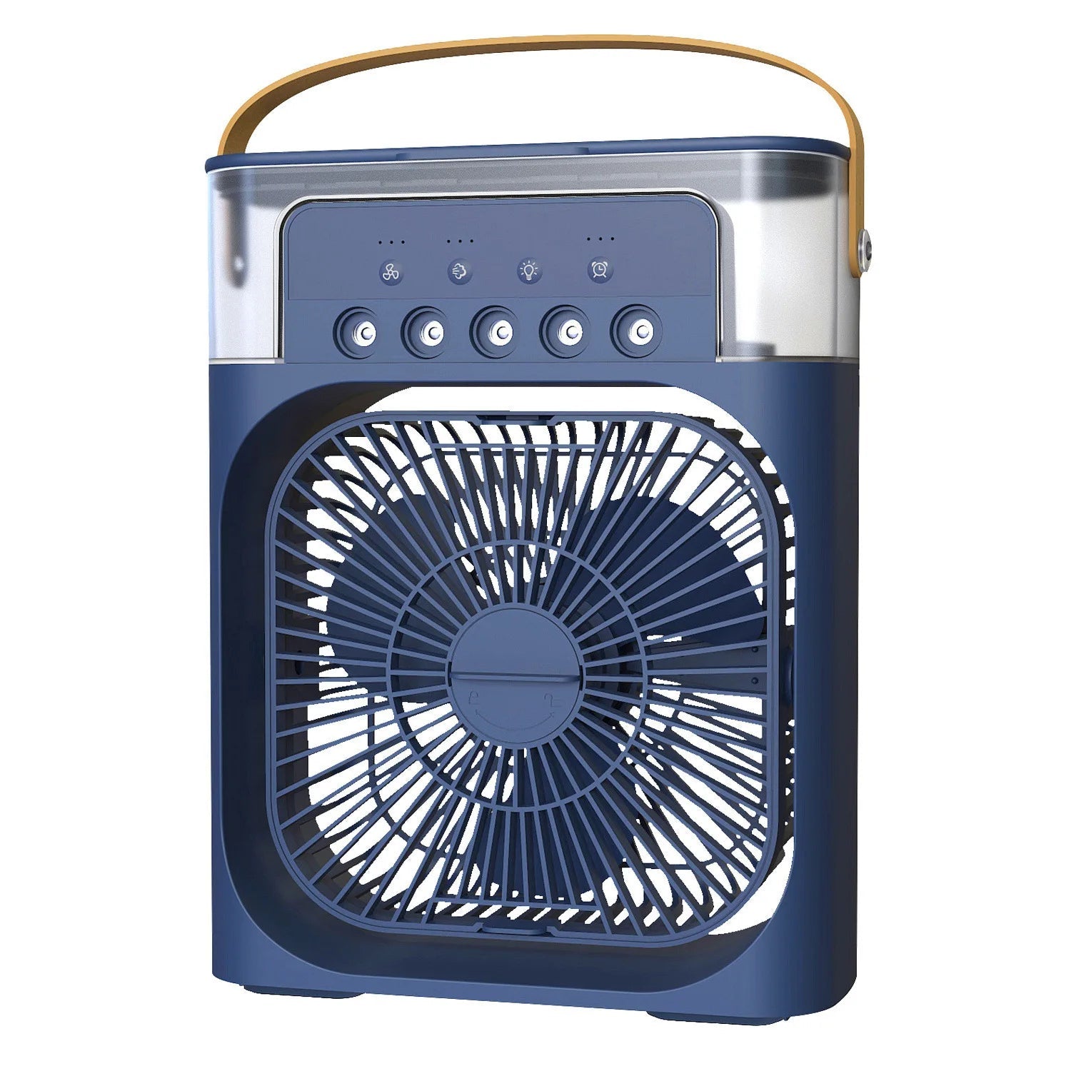 3-in-1 Air Cooler, Luchtbevochtiger & Luchtreiniger – Draagbare Airco voor Binnengebruik met LED Licht