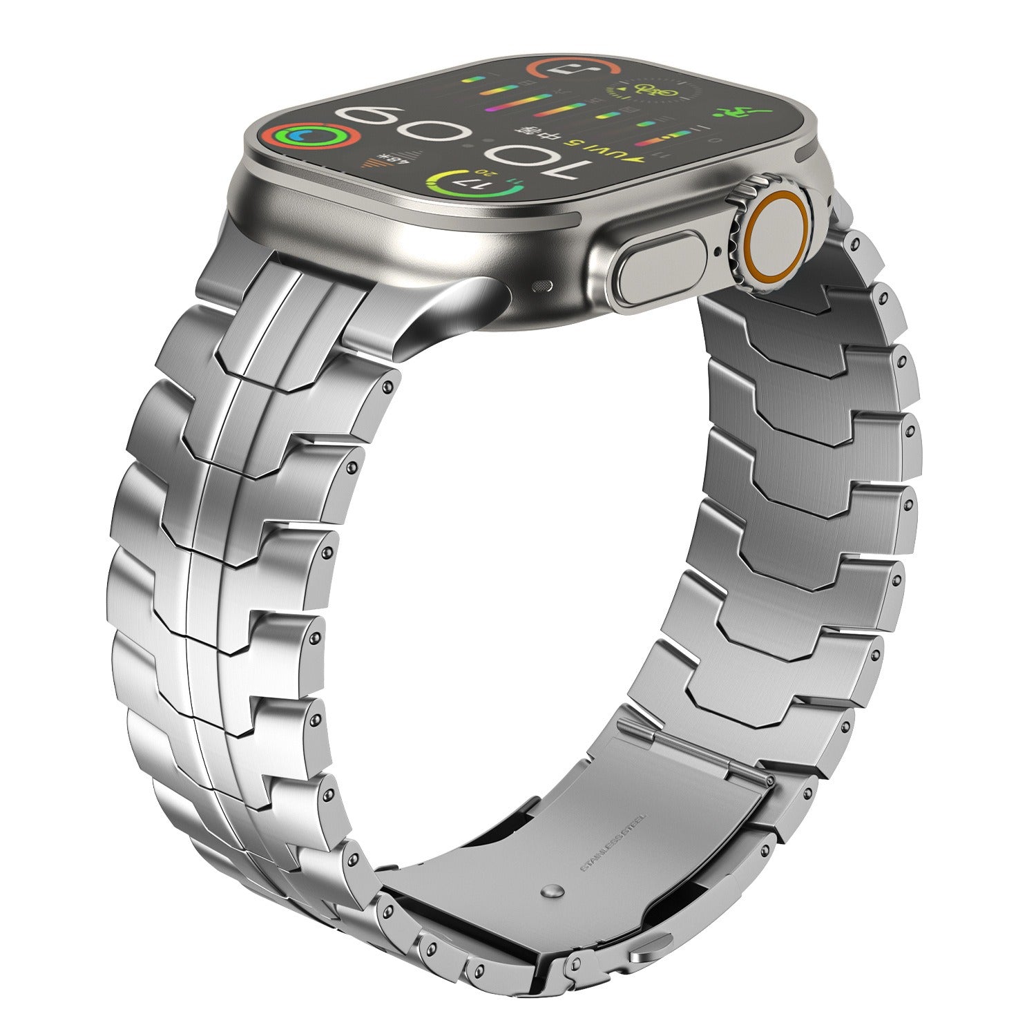 Kevanox Watch Band | Horlogebandjes | Titanium Apple Watch band met luxe uitstraling