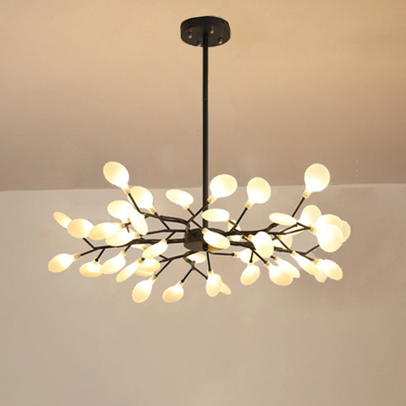 Simplicity Vertakte Vuurvliegkroonluchter | Moderne LED Vuurvlieg Acryl Kroonluchter G9 Fitting 110V/220V Dia 78cm/85cm/115cm Tijdloos Ontwerp Plafondlamp Verlichting