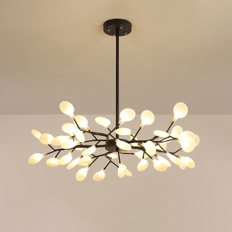 Simplicity Vertakte Vuurvliegkroonluchter | Moderne LED Vuurvlieg Acryl Kroonluchter G9 Fitting 110V/220V Dia 78cm/85cm/115cm Tijdloos Ontwerp Plafondlamp Verlichting