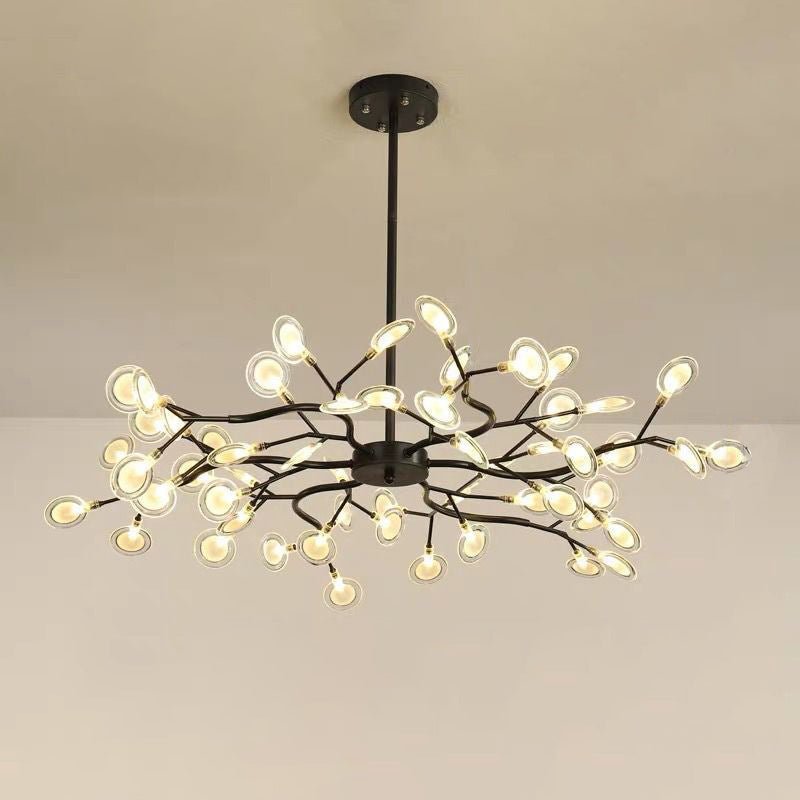 Simplicity Vertakte Vuurvliegkroonluchter | Moderne LED Vuurvlieg Acryl Kroonluchter G9 Fitting 110V/220V Dia 78cm/85cm/115cm Tijdloos Ontwerp Plafondlamp Verlichting