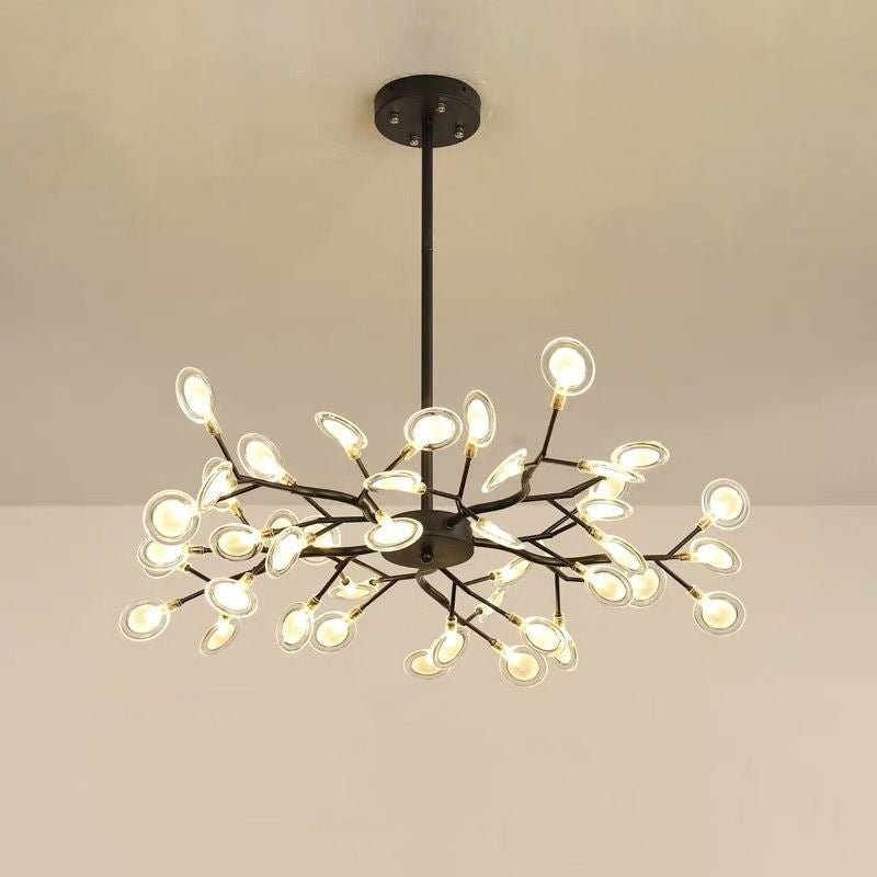 Simplicity Vertakte Vuurvliegkroonluchter | Moderne LED Vuurvlieg Acryl Kroonluchter G9 Fitting 110V/220V Dia 78cm/85cm/115cm Tijdloos Ontwerp Plafondlamp Verlichting