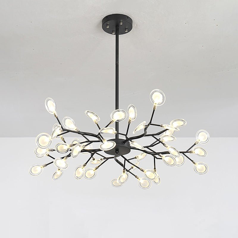 Simplicity Vertakte Vuurvliegkroonluchter | Moderne LED Vuurvlieg Acryl Kroonluchter G9 Fitting 110V/220V Dia 78cm/85cm/115cm Tijdloos Ontwerp Plafondlamp Verlichting
