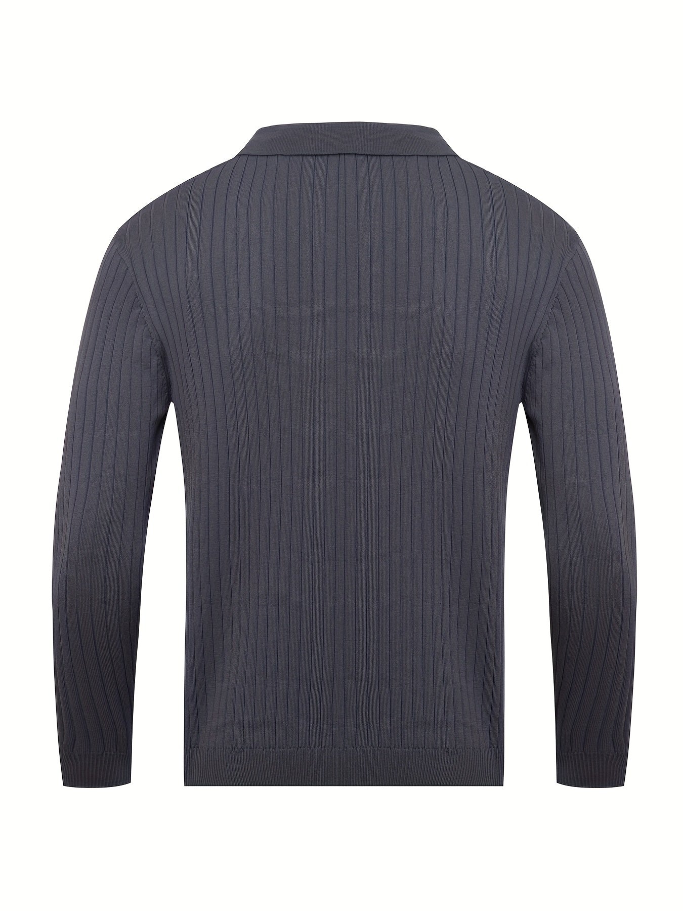 Heren Polo Trui Merinowol  V-Hals - Stijlvolle Revers - Regular Fit - Aristone - AR 12 - Essential in Meerdere Kleuren