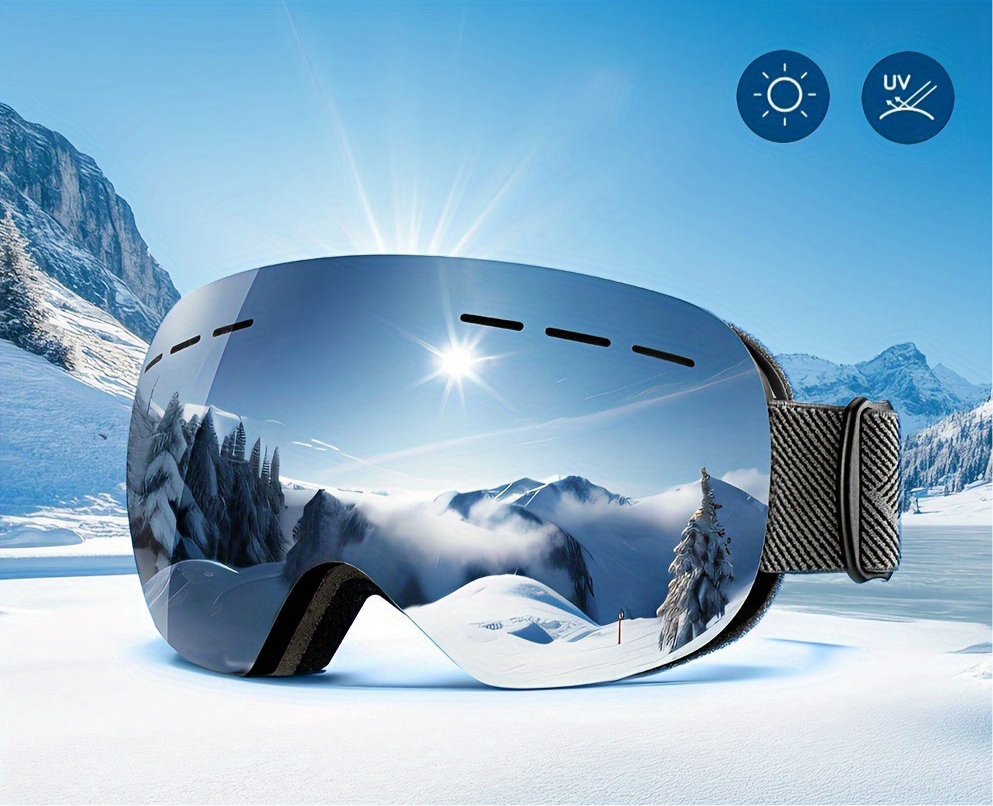 Ski & Snowboard Bril 25’ - Polarized Lens - Dubbellaags- Ventilerend - AlpineGlide - TP - Essential