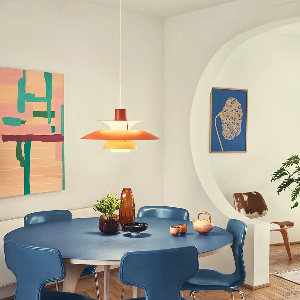 Marius Glazen Luxe Plafondlamp Voor Boven De Eettafel | Scandinavische Ontwerp Luis Parlu Kroonluchter Vliegende Schotelstijl | Elegante Moderne Sfeerverlichting Voor Woonkamer En Eetkamer | Dimbaar LED Inclusief
