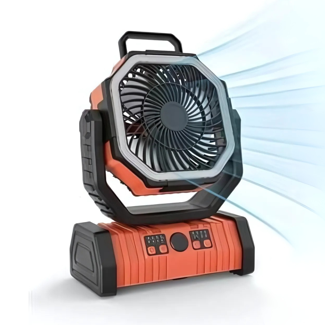 Camping Ventilator - 3-in-1 - LED - Draadloos