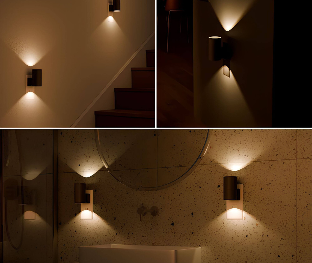 NightGlow | Dimbaar LED Nachtlampje Plug-In | Instelbare Helderheid & Compact