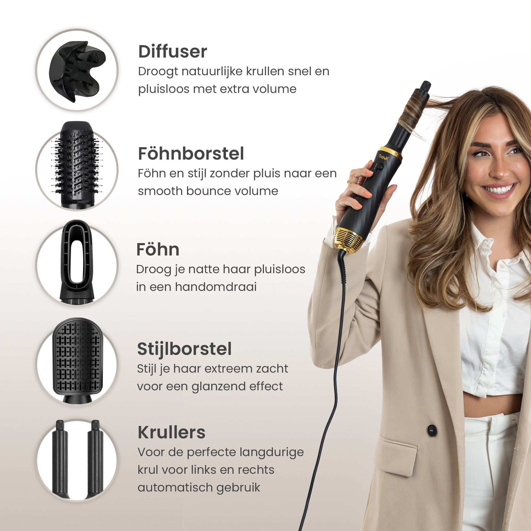 StyleWave Pro™ – Jouw ultieme tool voor moeiteloos perfect haar!