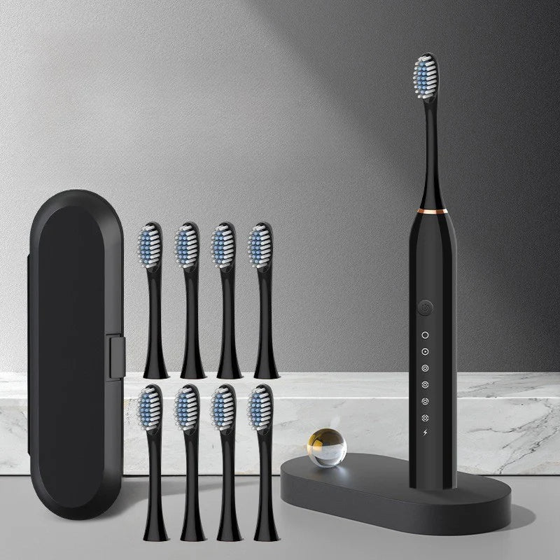 Oplaadbare Sonische Tandenborstel | Stil & Krachtig | 8 Opzetborstels | USB