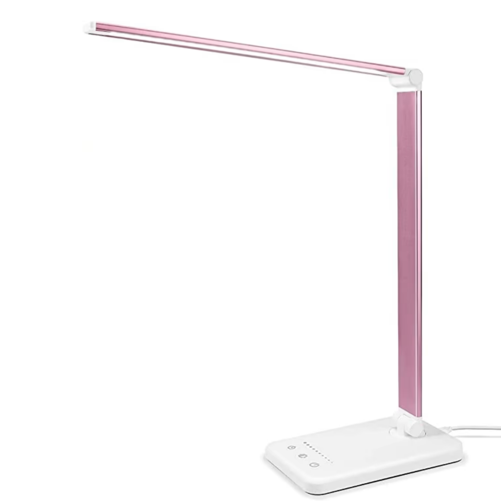 LED Desk Lamp - Tafellamp met USB Oplaadpoort, 5 Lichtstanden en Helderheidsniveaus