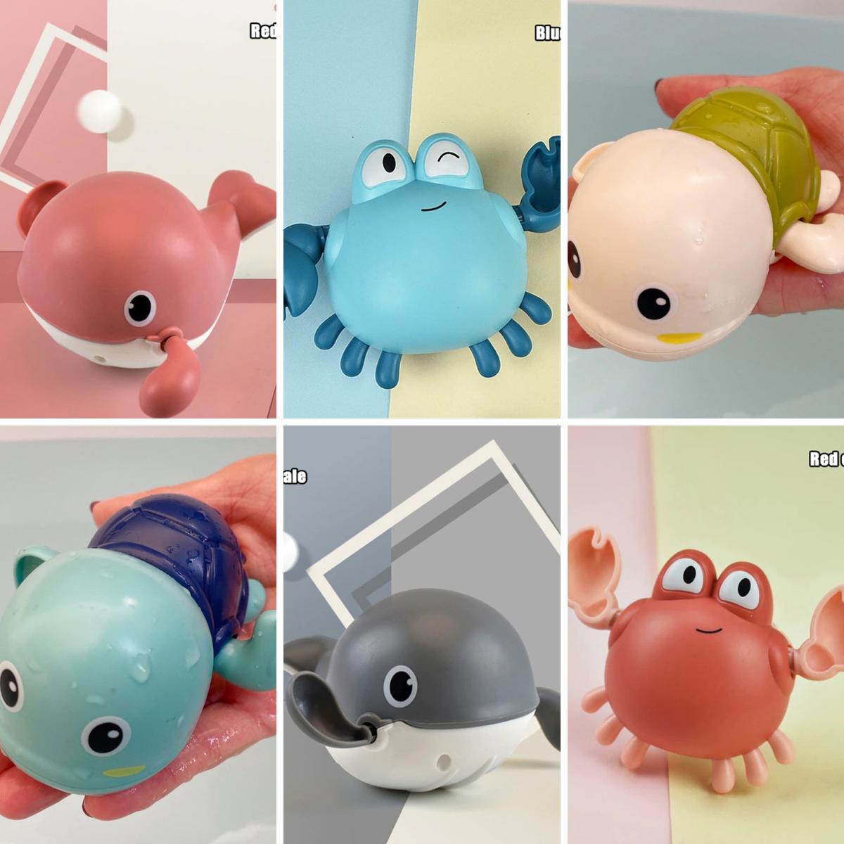 Bath Buddies |  Eindeloos plezier in bad! - Zwemmende zeedieren