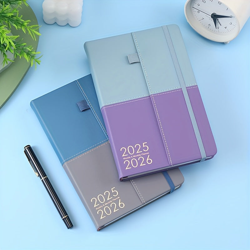 Dikke zakelijke planner 2025 | Agenda | Dagplanner met tijdschema en 365 pagina’s